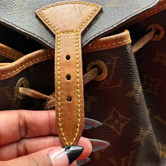 Louis Vuitton Vintage Montsouris Backpack Monogram Canvas MM. - Picture 4 of 6